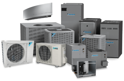 Daikin product display