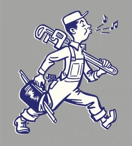 vintage-style-illustration-of-a-plumber